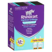 Rhinocort Hayfever & Allergy 32mcg Original Nasal Spray 2 X 120 Sprays (Twin Pack)