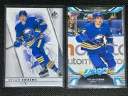 Dylan Cozens Lot of 2 2022-23 SP Authentic Upper Deck MVP Buffalo Sabres Base