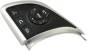 Pexorin Car Cruise Control Button, for Mitsubishi, for Outlander 3, for ASX, for Mirage L200 Car Accessories Cruise Control Steering Wheel Button Audio Volume Switch Car Steering Wheel Switch Kit(BLAC
