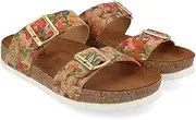 [HAFLINGER] Unisex Adults’ Bio Andrea T-Bar Sandals, Beige (Beige 2740), 9.5 UK