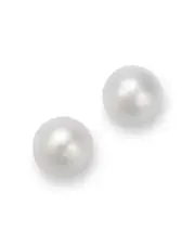 Bloomingdale's Fine Collection Akoya Pearl Stud Earrings in 14K Yellow Gold