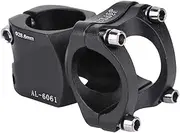 Grcfumo 1 Pc Handlebar Stem, Light Weight Bike Handlebar Stem, Aluminium Alloy Short Handlebar Stem Cycling Accessory for Mountain Road Bike 31.8x32MM