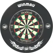 Nodor Supabull 2 Dartboard with Winmau Xtreme Surround Plus Free Set of Darts