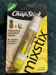 ChapStick MixStix Lip Balm 8 hour moisture Pineapple + Coconut Crush Sealed