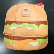 McDonald's Big Mac Figural Mini Backpack Loungefly Brand New W/ Tags