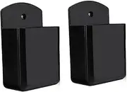 KYIEN Pack of 2 Self Adhesive TV Air Conditioner Remote Control Holder Wall Mount Storage Box Organizer