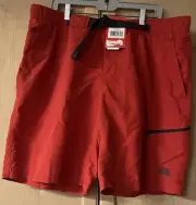 The North Face Men Belted Guide Trunks Pompeian Red Size XXL
