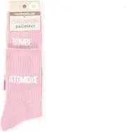 [Felizz] Sequin Socks - Atomic Bomb (36-42), Orange, One Size, orange, One size