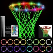2 Pcs Glow in the Dark Basketball Accessories for Boys Girls Include LED Basketb