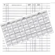 100 Pack CHECKBOOK TRANSACTION REGISTER RECORDS