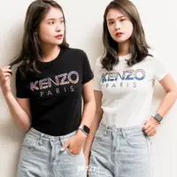 在飛比找蝦皮商城精選優惠-母親節．現貨  KENZO 女版 亮片珠珠文字LOGO短袖 