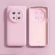 Phone Fashion Compatible with Huawei Mate 70 Pro Case,[Full Camera Protection] Silicone Shockproof Protective Full Covered Soft Gel Rubber Case Protective Cover with Anti-Scratch Soft Microfiber Linin