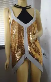 BNWT Rare SASS & BIDE Sequin Embellished Top - Size 8-10 -