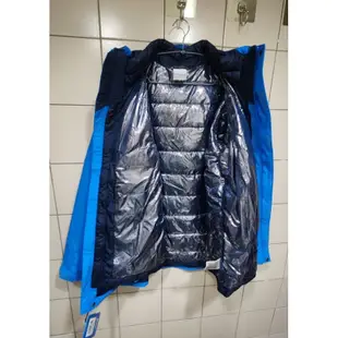 [全新]正品 Columbia哥倫比亞 男款Omni-Tech防水全鋁點保暖兩件式外套 Jacket 三合一 L號