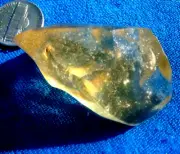 Libyan Desert Glass Meteorite Tektite impact specimen( 170 crt) Dimples Gem AAA+