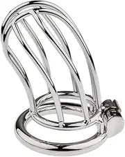 Chastity Device Chastity Cage with Invisible Lock Chastity Cage Penis Cage Sex Metal Chastity Cage Hollow Cage for Male 50mm