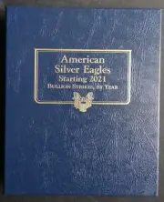 Whitman American Silver Eagle Coin Album Starting 2021 #4898