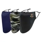 Beard Friendly Face Mask - Bandana Style - Large - 3 Pack #1