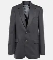 [Wardrobe.NYC] Wardrobe.NYC Wool blazer UK 12 grey