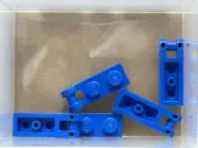 LEGO Parts - Blue Plate 1 x 2 with Bar Handle on End - No 60478 - QTY 5