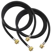 Packs of 2 12 FT Propane Torch Extension Hose for Propane Tree Distribution T...