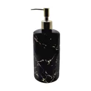 Ceramic Soap Dispenser Pump for Bathroom and Kitchen for Home Black D2