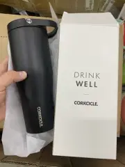 NEW - Black 30 oz Corkcicle Tumbler Go Cup XL