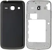 KMLPAU for Full Housing Cover (Middle Frame Bezel + Battery Back Cover) for Galaxy Core Plus / G350(Black) Mobile Phone Cover (Color : Black)