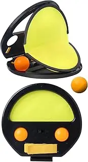 Racket Bag Catch Game, Throw and Catch Ball Set | Ball Throwing Game for Children with 4 Balls - Child Safe Interactive Catch Ball Game for the Garden