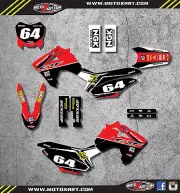 Honda CRF 125 - 2013 - 2018 Full Custom Graphic Kit PYRO STYLE stickers decal