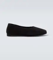 [Saman Amel] Saman Amel City suede slip-on shoes AU 12 black