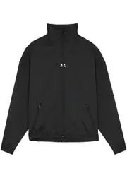 Courrèges Logo Nylon Track Jacket - Black - L (UK14 / L) L (UK14 / L)