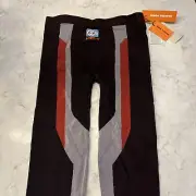 HERON PRESTON Brown And Red 3D LEGGINGS SIZE: L/XL-NWT