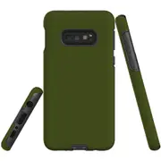 For Samsung Galaxy S10e Case, Shielding Back Cover,Army Green