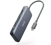 Anker USB C Hub, PowerExpand 7-in-1 USB C Hub Adapter, with 4K HDMI, 100W Power