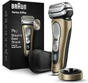 Braun Series 9 Pro 9419s Electric Shaver for Men, Wet & Dry Shave, Shaving Kit with 4+1 Head with ProLift Trimmer