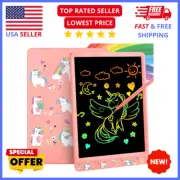 Kids Colorful LCD Drawing Tablet: 8.5 In Doodle Pad, Learning Toy for Ages 3-10