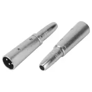 Geekria XLR Male to 1/4 Inch (6.35mm) TRS Female Microphone Cable Adapter