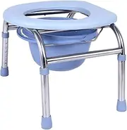 Z&y GLAa Bedside Commode, Portable Toilets, Commode Chair for Toilet with Adjustable Height of 6 Levels, Toilet Seat Comfortable Durable