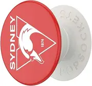PopSockets PopGrip - AFL Sydney Swans Footy Team Logo - Red Phone Grip for Cell Phones