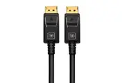 Cruxtec 1m DP 1.4 8K Displayport Male to Male Cable Display Port Connector Black