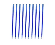10 Pieces Blue Ink Erasable Gel Ink Pen Refills Fine Point 0.5mm Replacement Gel Pen Refills for Erasable Pens Office School Writing Stationery Supplies