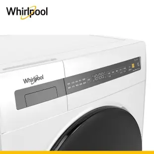 【Whirlpool 惠而浦】10.5公斤 Essential Clean變頻滾筒洗衣機(FWEB10501BW)