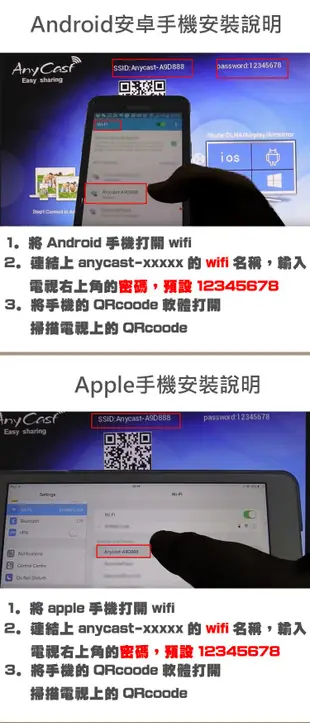 iso12可 AnyCast正品2018最新版 安卓 蘋果 手機電視棒 HDMI 無線影音傳輸線 m2 plus 同屏器