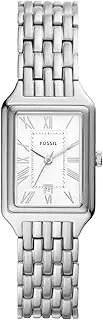 [FOSSIL] Raquel Women's Watch with Rectangular Case and Stainless Steel Bracelet or Leather Band