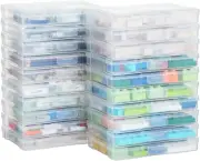 5X7 Photo Storage , Plastic Craft Storage Container, Acid-Free Box for Pictures,