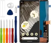 [Supports Fingerprints][New] Duotipa OLED Display Touch Screen Digitizer Assembly Replacement for Google Pixel 7 Pro 5G GP4BC,GE2AE with Technical Repair Tools Kit-Black.(Not Fit for Pixel 7)