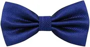 [Generic] Luxury Dark Plaid Bowtie Pre-Tied Bow Tie for Men, Check Polyester Pre Tied, Tux Bowtie Adjustable Formal Wedding Business Festive Party for Teens Boy Adults