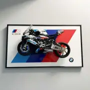 Wall Mount Display Frame for LEGO® Technic™ 42130 BMW 1000 RR (AU Stock)