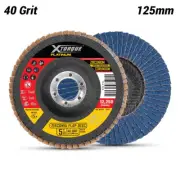 Xtorque XPZ40125 Platinum 125MM Premium 40 Grit Zirconia Flap Disc - AUSTRALIA